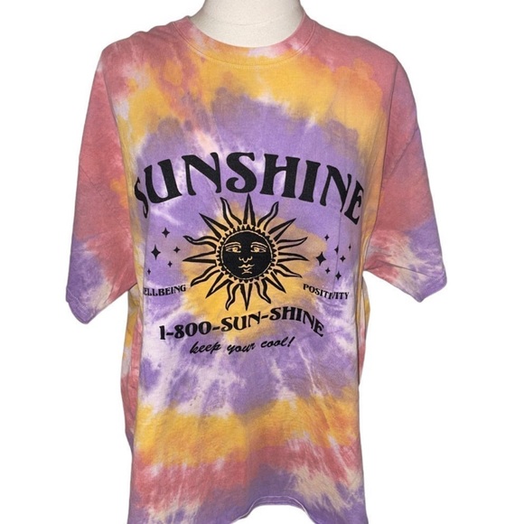 Urban Outfitters Sunshine Tie Dye Dad Tee - Picture 2 of 10
